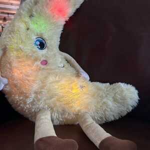 Light Up Plush Moon Pillow Large